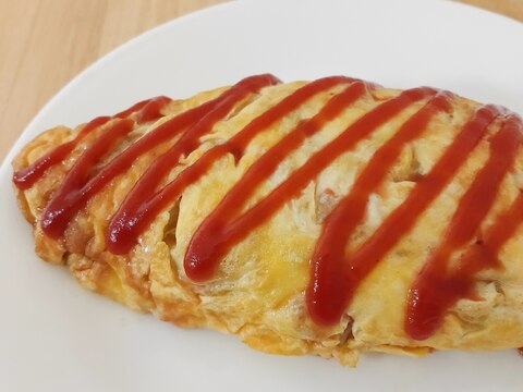 炊飯器ピラフで★オムライス